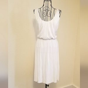 Flowy White Dress by Velvet